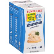 3 Pack BUMBLE BEE Snack on the Run! Tuna Salad with Crackers Kit as low...