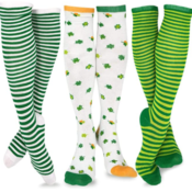 3-Pair TeeHee Holiday Seasonal Women’s Cotton Knee High Socks $12.59...