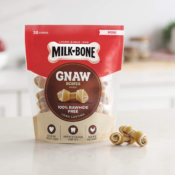 30-Count Milk-Bone Gnaw Bones Rawhide Free Chew Treats for Dogs as low...