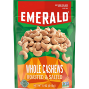 5 Oz Emerald Roasted & Salted Whole Cashews $3 (Reg. $4.29) - 1K+ FAB Ratings!