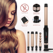 5-in-1 Curling Iron Wands Set $31.89 After Code (Reg. $58) + Free Shipping!...