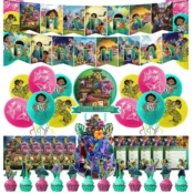 52-Piece Encanto Birthday Party Decor Supplies $6.40 (Reg. $15.99) | Perfect...