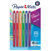 6-Count Paper Mate Flair Porous Pens Medium Point Assorted $3.97 (Reg....