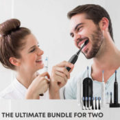 Today Only! AquaSonic Duo Dual Handle Ultra Whitening Electric ToothBrushes...