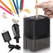 Auto Electric Pencil Sharpener $13.50 After Code (Reg. $26.99) + Free Shipping...