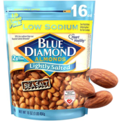 Blue Diamond Almonds, Lightly Salted, 16-Oz.  as low as $4.54 Shipped Free...