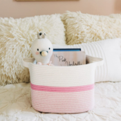 Cotton Rope Storage Baskets by OrganiHaus from $12.50 (Reg. $29.99) | MULTIUSE...
