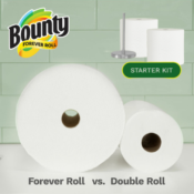 Go Weeks Without Changing Paper Towels with these Giant Bounty Forever...