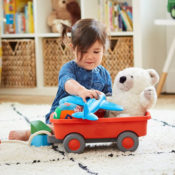 Green Toys Outdoor Wagon (Orange) $12.62 (Reg. $25) - FAB Ratings! 4,800+...
