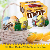 12 Count M&M'S Easter Milk Chocolate Candy in Easter Eggs, 0.93 Ounce...