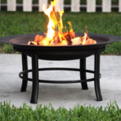 FAB Rated 28″ Fire Pit with Cover and Spark Guard $39 Shipped Free (Reg....