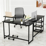 Maximize your Space for Home Office Activities with Maxzzz L Shaped Office...