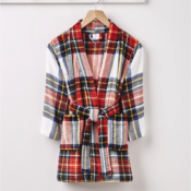 Mistletoe Farms Kids' Plush Flannel Robe $4.36 (Reg. $44) | 2 Sizes