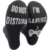 Do Not Disturb I'm Gaming Socks $3.49 After Code (Reg. $6.99) - FUN Teen...
