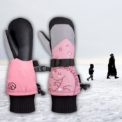 6 Colors! OutdoorMaster Kid's Ski Gloves $8 After Code (Reg. $15.99) -...