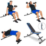 Progear 1300 Adjustable and Foldable Position Heavy-Duty Weight Bench and...