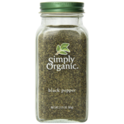 Simply Organic Pepper, Black Medium Grind Certified Organic, 2.31 oz $4.13...