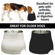 Stainless Steel Elevated Dog Bowl $5.49 (Reg. $16.99) - 8.2K+ FAB Ratings!...