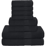 Ultra Soft Highly Absorbent 8-Piece Towel Sets from $21.99 (Reg. $49.99)-...
