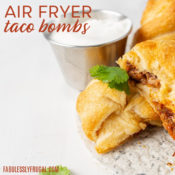 air fryer taco bombs