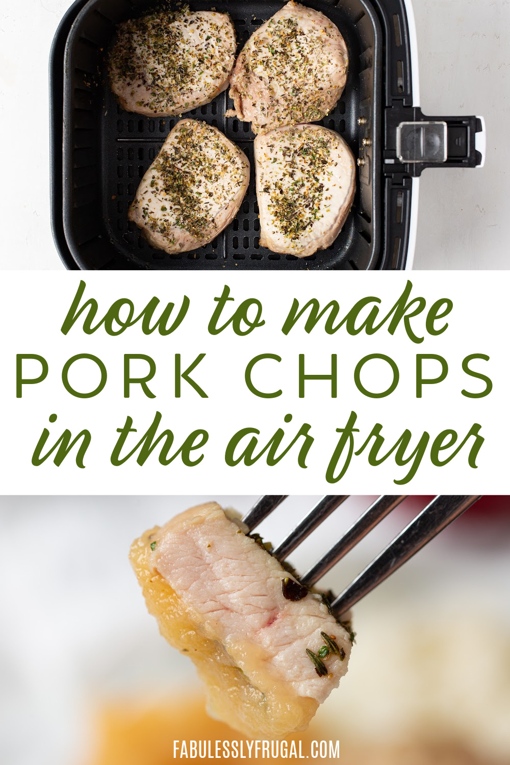 how to make pork chops in the air fryer