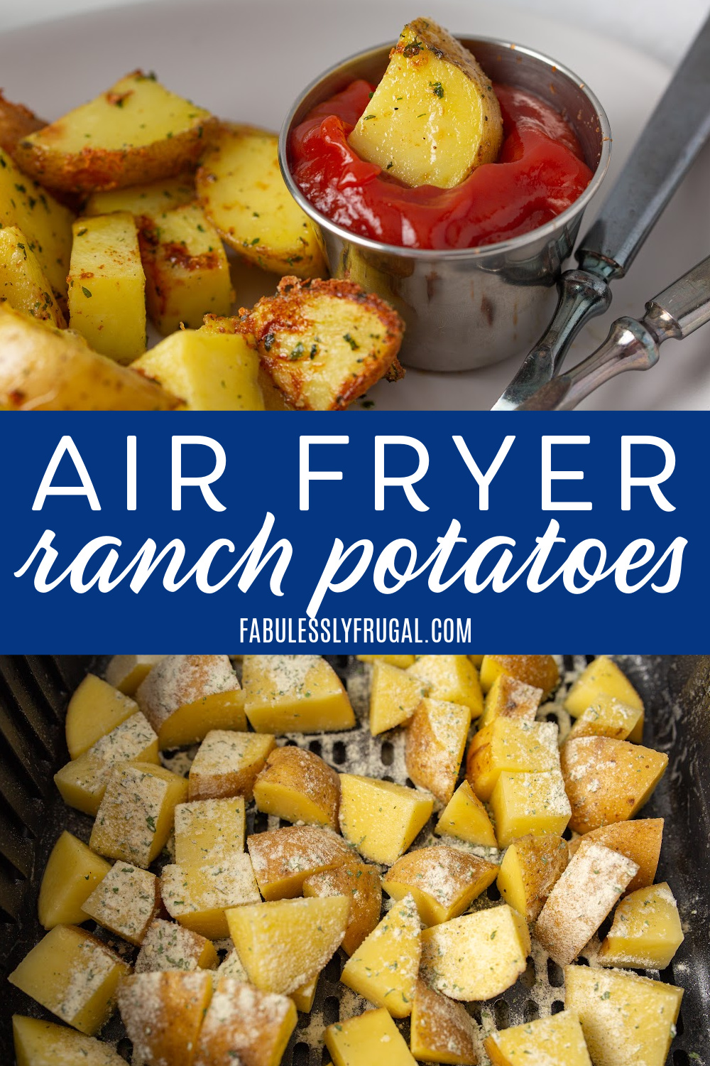 air fryer ranch potatoes
