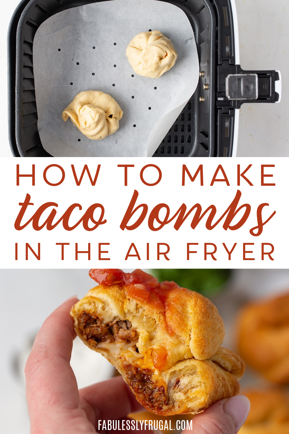 how to make taco bombs in the air fryer