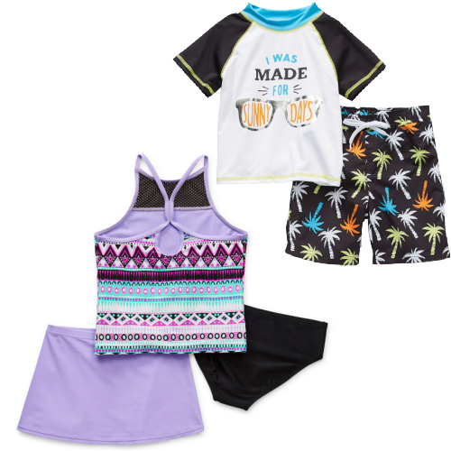 Score Kids' Swimsuits For Up To 50% Off At JCPenney!