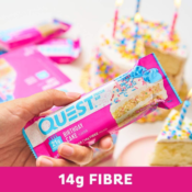 12-Count Quest protein bars Birthday Cake as low as $13.92 Shipped Free...
