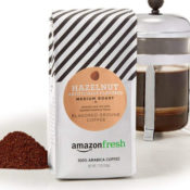 AmazonFresh Medium Roast Hazelnut Ground Coffee, 12 oz as low as $3.89...