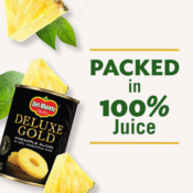 12-Pack DEL MONTE DELUXE GOLD Pineapple Slices 20 oz Can as low as $14.21...