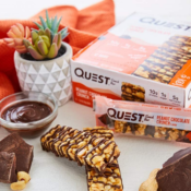 12-Pack Quest Nutrition Gluten-Free Peanut Chocolate Crunch Snack Bars...