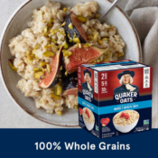 FOUR 55-Serving Boxes Quaker Quick 1-Minute Oatmeal as low as $7.14 EACH...