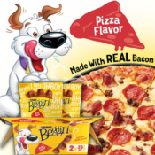 2-Pack Purina Beggin' Soft Dog Treats with Real Bacon, Pizza Flavor, 26...