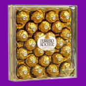24-Count Ferrero Rocher Fine Hazelnut Milk Chocolate $6.99 (Reg. $11.49)...
