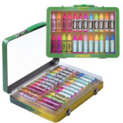 24-Count Lip Smacker Crayola Lip Balm Vault w/ Collectible Crayola Tin...