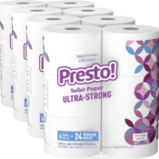 24 Mega Rolls Presto! Toilet Paper as low as $17.97 Shipped Free (Reg....