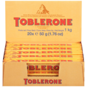 24-Count Toblerone Swiss Milk Chocolate Bars $19 (Reg. $23.40) | $0.79...