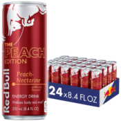 24-Pack Red Bull Peach Flavored Energy Drinks as low as $37.27 Shipped...