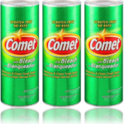 3-Pack Comet Scratch-Free Cleaner with Bleach Powder, 21 Oz $6.99 (Reg....