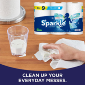 3-Pack Sparkle Pick-A-Size Triple Roll Paper Towels $4.76 (Reg. $28) |...