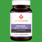 Today Only! 30 Softgels ActivatedYou Enhanced Algae Omega 3 Supplement...
