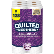 32-Count Quilted Northern Ultra Plush 3-Ply Toilet Paper Mega Rolls as...