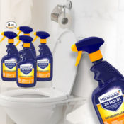 4-Count Microban 24 Hours Sanitizing & Disinfectant Bathroom Cleaner...
