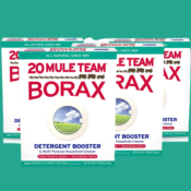 4-Pack 20 Mule Team Borax Detergent Booster &  Multi-Purpose Cleaner as...