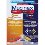 40-Count Mucinex Pressure, Pain & Cough & Nightshift Sinus Relief...