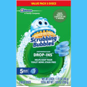 5 Count Scrubbing Bubbles Toilet Cleaner Drop Ins $4.84 (Reg. $11.10) -...