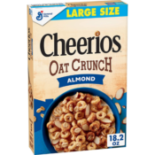 Cheerios Oat Crunch Almond Breakfast Cereal, 18.2 Oz as low as $2.44 Shipped...