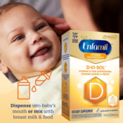 Enfamil Baby Vitamin D-Vi-Sol Vitamin D Liquid Supplement Drops for Infants,...