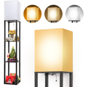 Floor Lamp with Shelves $34.99 Shipped Free (Reg. $49.99) | Adjustable...